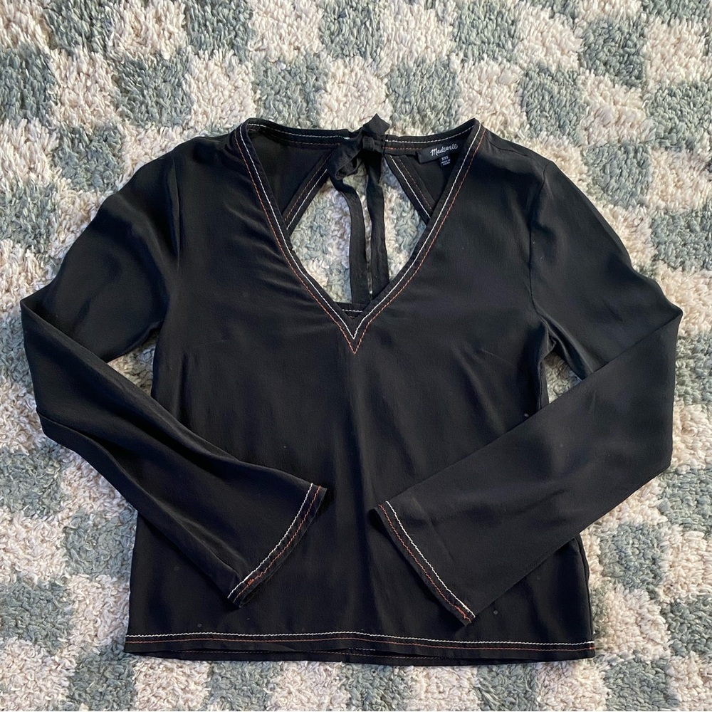 Madewell silk top
